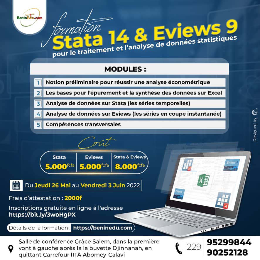 Formation Stata14 et Eviews9